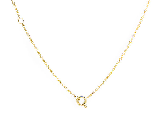 Adjustable Necklace in Yellow Gold | Modern Jade Designs by TRACE