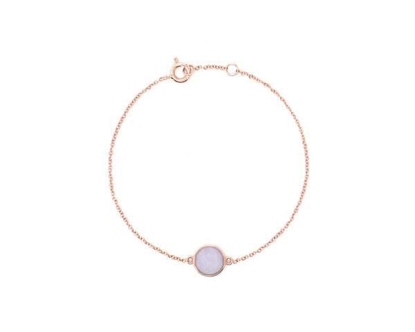 Vivi by TRACE jade jewelry | Jade cabochon bracelet for women