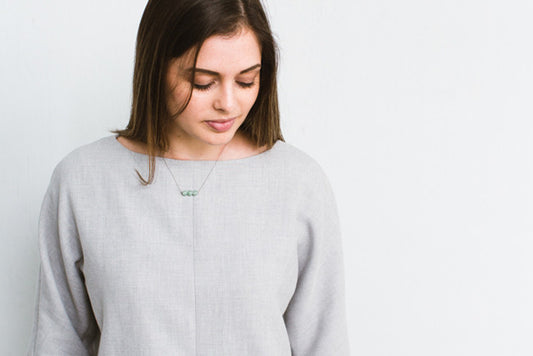 Introducing Avery: the new TRACE jade necklace