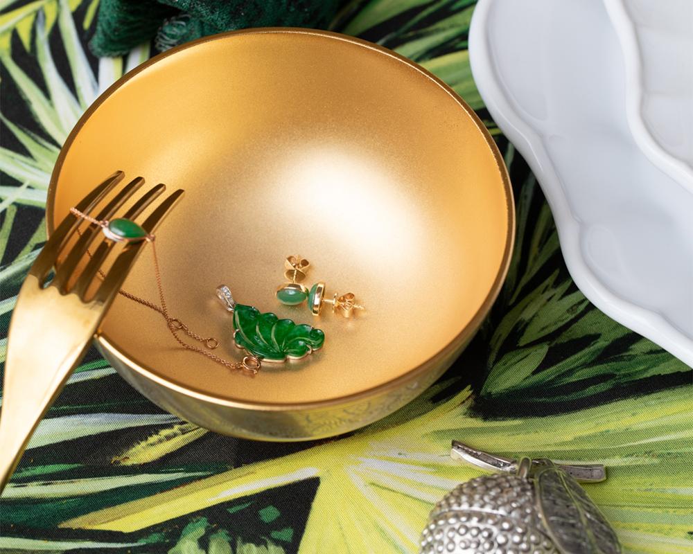 Butterfly Jade Pendant with Diamonds | Precious Jadeite Jewelry by TRACE