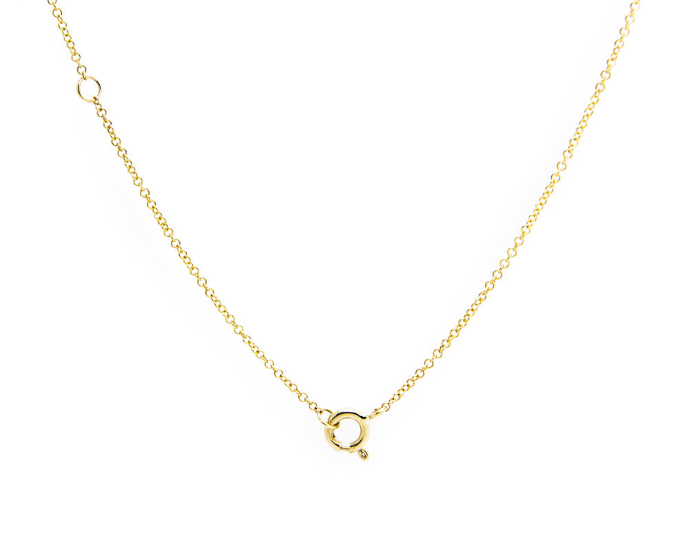 Green Jade Pendant Necklace in Yellow Gold | Modern Jade Designs by TRACE