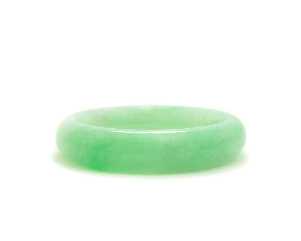 Jade Baby Bangle in Green Jade