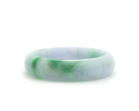 Baby bangle bracelets | Purple and Green Jade by TRACE
