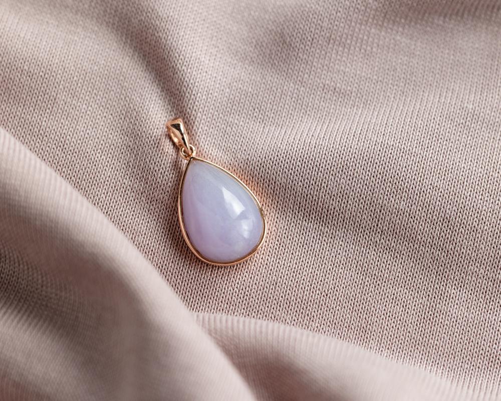 Burmese jade necklaces for sale | Purple solid jade | Jade jewelry by TRACE