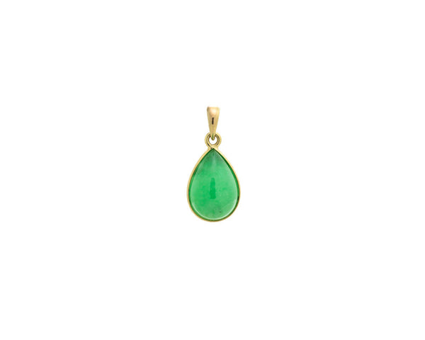 Pear Shaped Jade Pendant | Natural jade stones