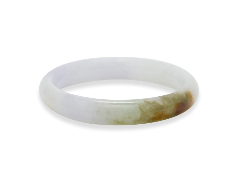 Jadeite Bangle in Lavender and Deep Amber | tracejade.com