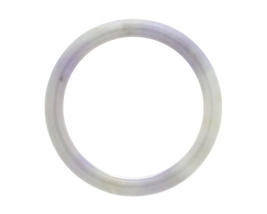 Lavender Jade Bangle | Grade A jadeite | Modern jade jewelry by TRACE