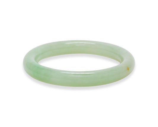 Green Jade Bangle | Grape green color translucent jade | tracejade.com